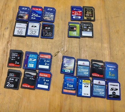 8MB 16MB 32MB 64MB 128MB 256MB 512MB 1GB 2GB 4GB 8GB 16GB 32GB Mix Brand SD Card