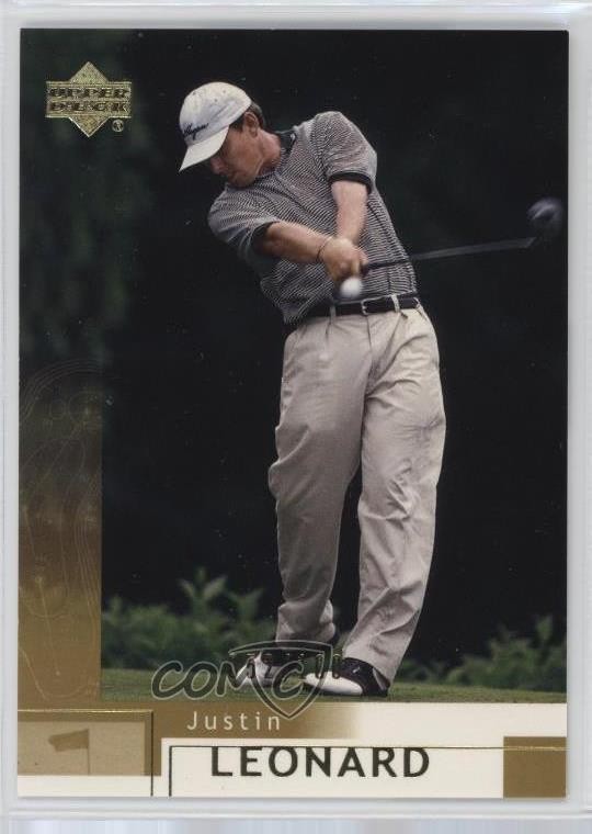 2002 Upper Deck Gold 52/100 Justin Leonard #9 0j4n