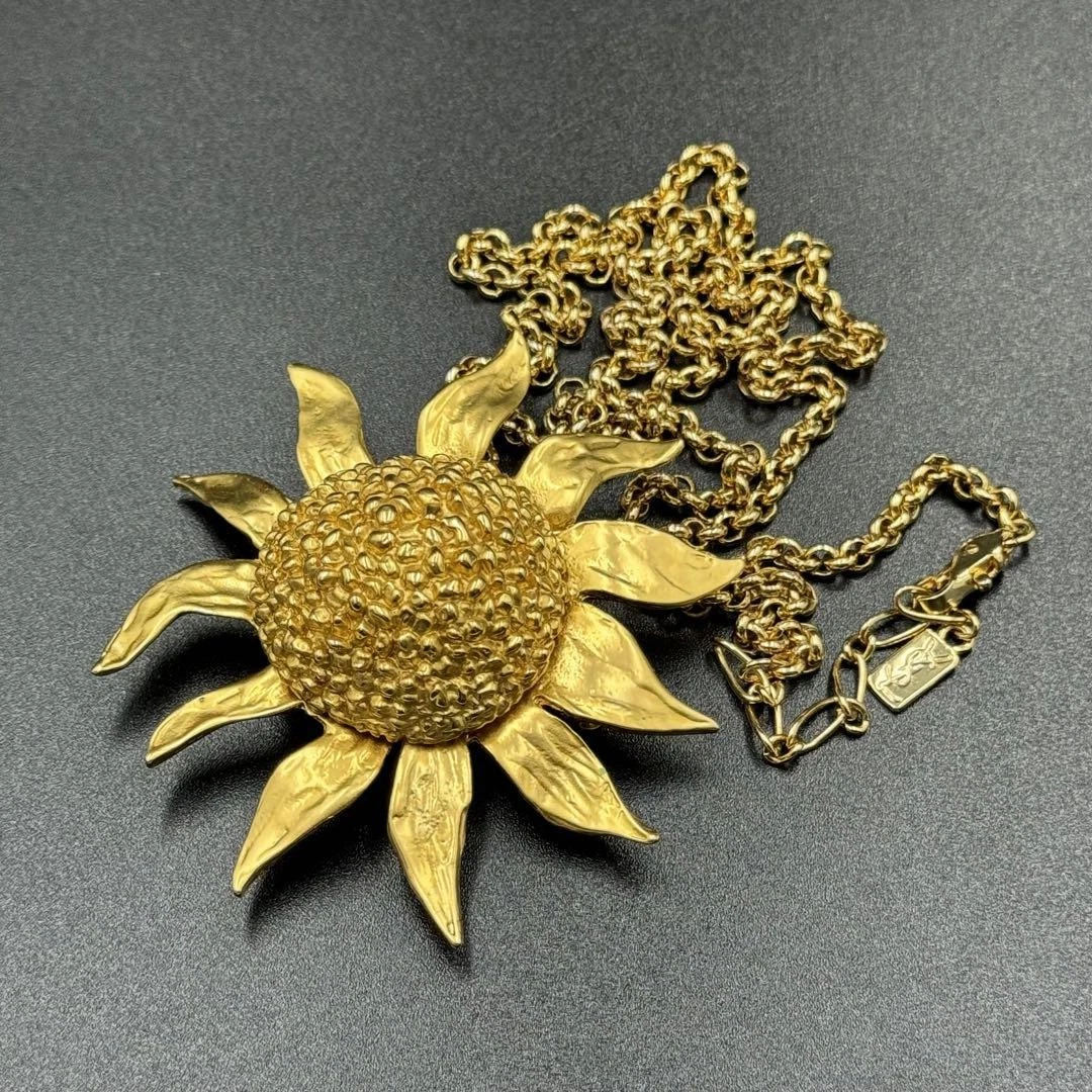SAINT LAURENT (YSL) Collana YVES SAINT LAURENT spilla girasole