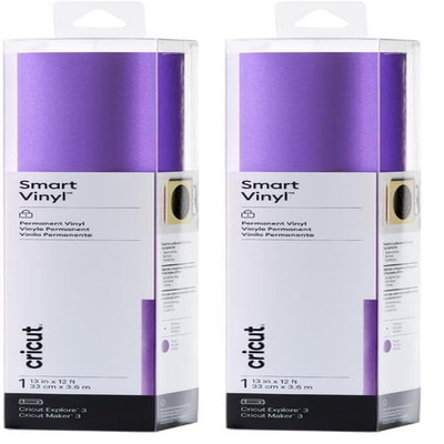 Cricut Smart Permanent Vinyl 13In X 12Ft Shimmer Purple For Explore And Maker 3