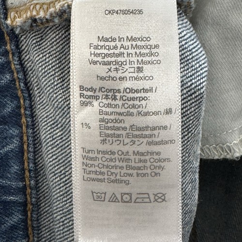 Madewell The Perfect Vintage Jeans Size 27 Blue High Rise Straight Leg - Picture 14 of 14
