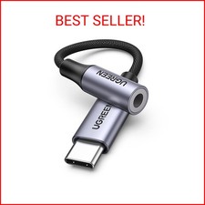 UGREEN USB C to 3.5mm Audio Adapter Type C to Headphone Aux Jack Dongle 24bit/96