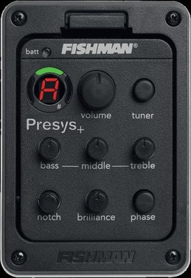 Fishman Presys + Piezo Pickup  Preamp EQ Tuner Acoustic Guitars
