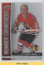 2015-16 Upper Deck Number Crunchers Bobby Hull #NC-BH HOF READ 1ro1