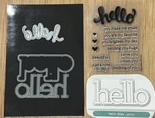 Recollections Rainbows 20pc Photopolymer Stamp And Die Set 609977