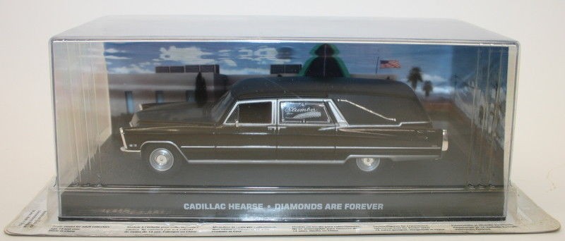007 Fabbri 1/43 Scale Diecast Model - Cadillac Hearse - Diamonds Are Forever