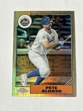 2022 Topps Chrome - 1987 Topps Baseball Pete Alonso #87BC-10
