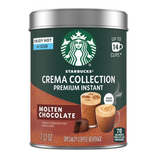 Starbucks CremaCollectionPremium Instant Molten Chocolate Flavored Coffee, 7.12