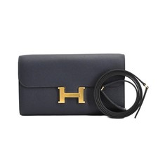 HERMES constance to go Shoulder Bag / Blue indigo Women