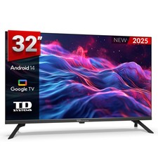 TD Systems M32K21GLE - Smart TV 32 pulgadas Hey Google Official. Televisor Andro