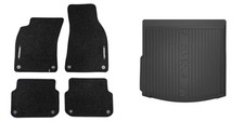 Frogum Fußmattensatz Autoteppich + Kofferraumwanne für Audi A6 4F2 C6
