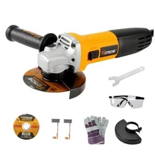  4-1/2-Inch Angle Grinder 6.3-Amp Compact Metal Cutting & 4-1/2-Inch Set