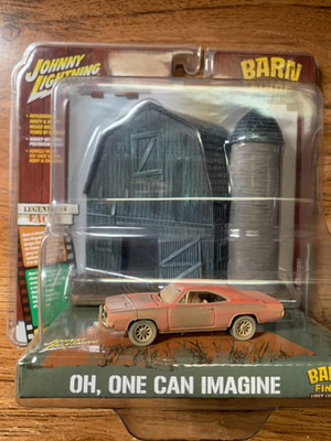 Johnny Lightning Barn Finds Lost Legends 1969 Dodge Charger Diorama Release 4