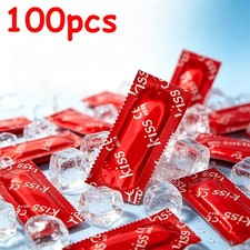 100x Latex Condoms Bulk Pack Ultra Thin Extended Pleasure Extra Sex Delay Time
