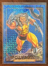 Wolverine 2024 Marvel Masterpieces '92 Platinum Blue Traxx #94