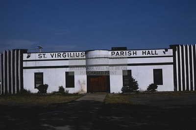 ST VIRGILIUS PARISH HALL BROAD CHANNEL QUEENS 1976 EXTERIOR 4X6 PHOTO