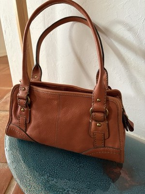 FOSSIL Handbag In Rust. GENUINE LEATHER!! Brand New With Tags!
