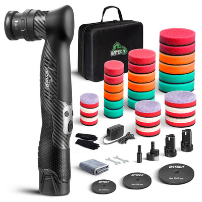 BATOCA S5 Mini Car Polisher Buffer Sander Cordless Polishing Machine DA & Rotary