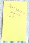 9 MLB Umpires Autographed Index Cards - 8 are deceased — photo 3