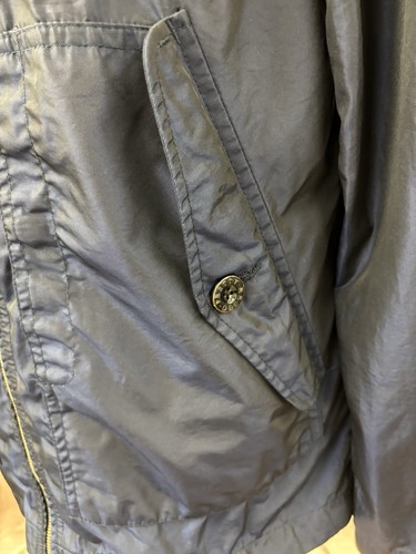 Bonita Chaqueta Verde Azul Iridiscente Festival Mediana Con Capucha Oasis Liam Gallagher - Imagen 8 de 24
