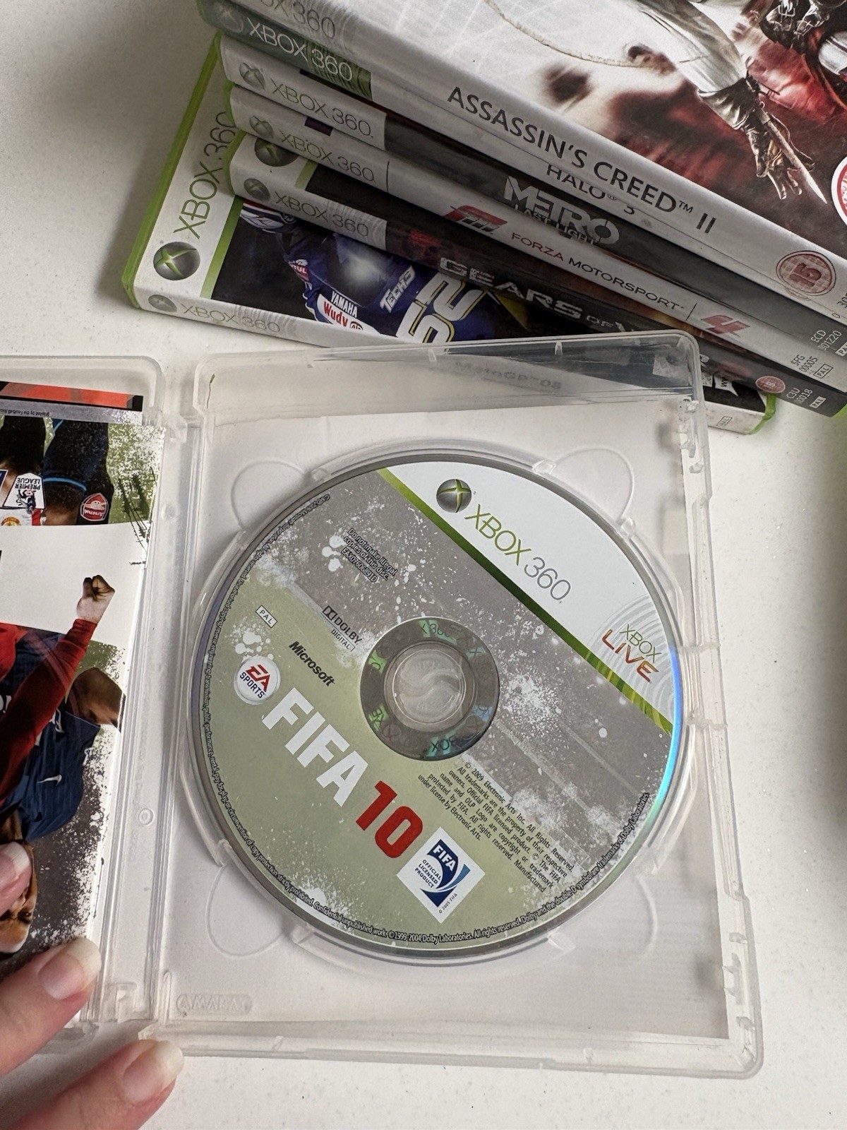 Xbox 360 Games Bundle Job Lot x7 Halo Forza Assassin’s Creed Gears FIFA image 2