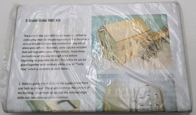 Perplexing Puzzles Plus S Scale Laser Cut Wood Grill Mill Model Kit