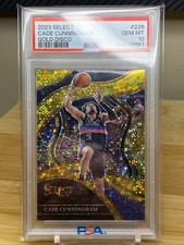 Cade Cunningham Gold Disco /10 PSA 10 Courtside! Select Basketball NBA
