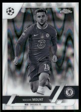2022-23 Topps Chrome #19 Mason Mount Black & White Ray Wave Refractor
