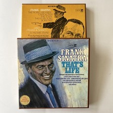 Vtg Lot 2 Frank Sinatra Reel To Reel 7-1/2