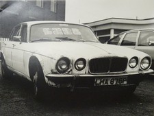 Jaguar Daimler Old Jag Car TLC Vintage Black & White 1980s Press Photo 8" x 10"