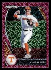 2021 Panini Prizm Draft Picks Prizms Pink Velocity #154 Liam Spence