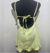 Nastygal Light Yelow Mini Dress Women's Size 8 New with Tags