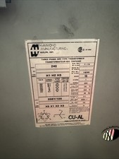 Hammond Dry Type Transformer 3 Phase 15 Kva 240 Delta - 208Y/120 Nema 1