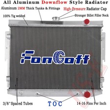 4-row Aluminum Radiator For 1973-78 Dodge Chrysler Charger Plymouth Roadrunner