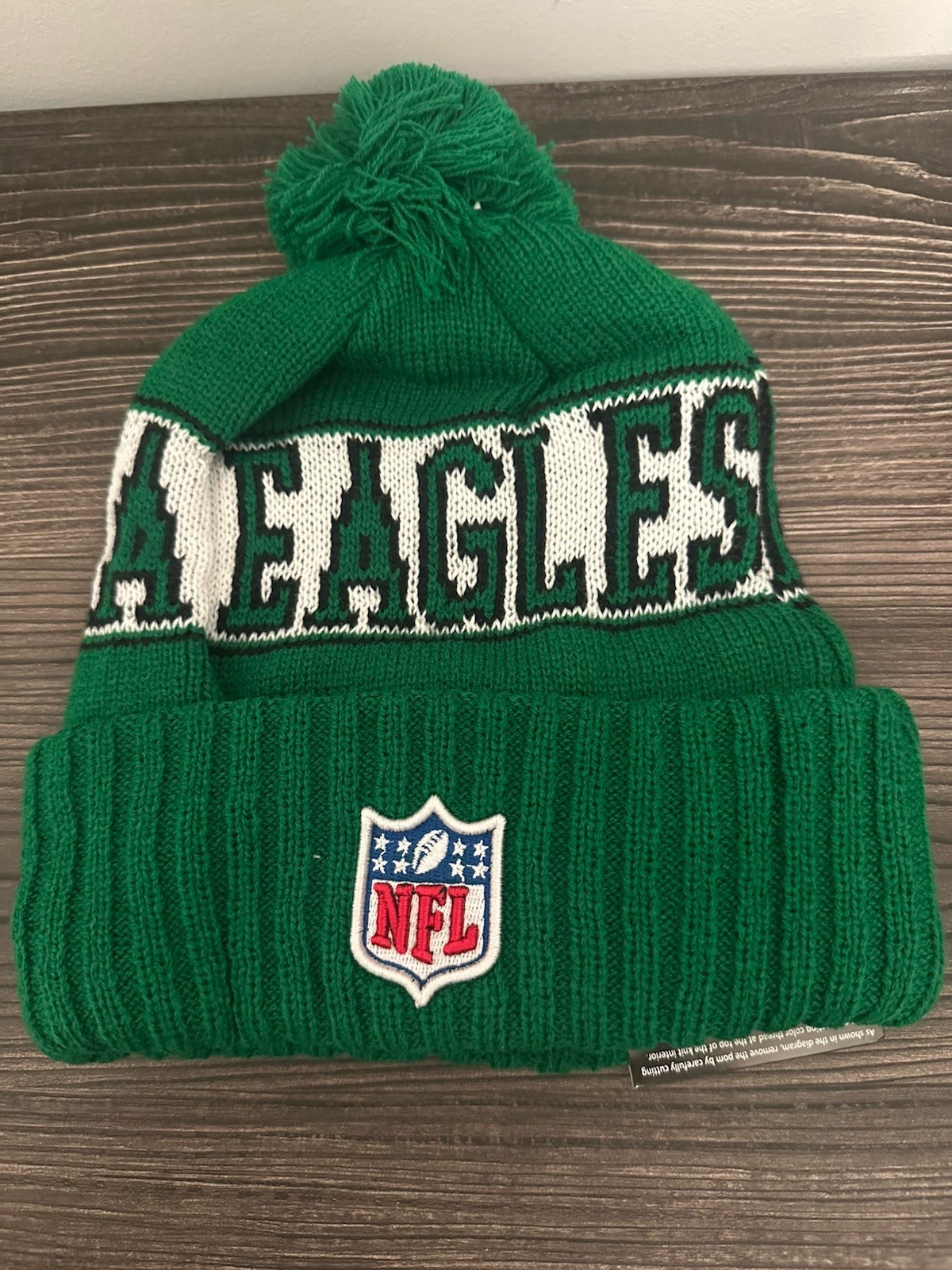 NWT Philadelphia Eagles New Era Throwback  Kelly Green Knit Winter Beanie
