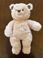 PINK BUILD A BEAR TEDDY BEAR PLUSH TOY HEARTS ON FEET AND EARS 40CM