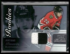 2015-16 Fleer Showcase Artemi Panarin Flair Materials RC #44 Chicago Blackhawks