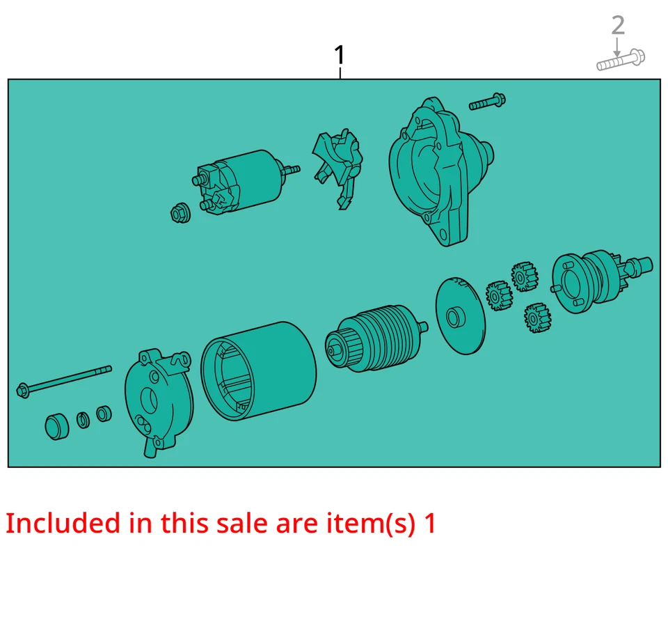 Toyota Corolla 2014-2014 motor de arranque de coche solenoide fabricante original FLEW2 Foto 3 de 4