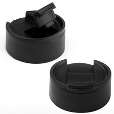2Pcs Flip Lid for Hydro Flask 12 16 18 20 32 40 64 oz Wide Mouth Water Black 