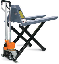 Transpallet idraulico a pantografo manuale carrello elevatore sollevatore pallet