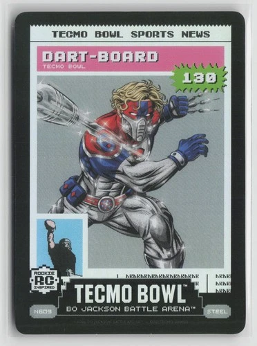 Bo Jackson Battle Arena Steel Tecmo News Dart-Board #N609