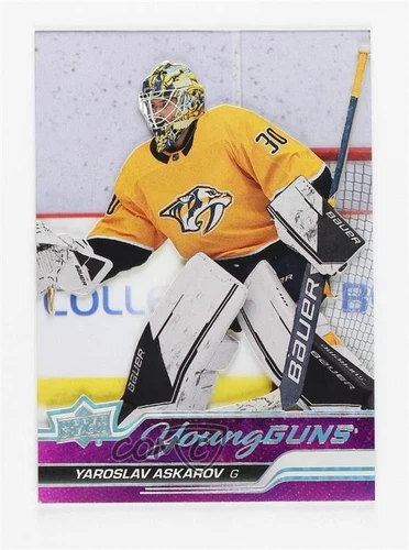 2023-24 Upper Deck Extended Series Acetate Young Guns Yaroslav Askarov Rookie RC