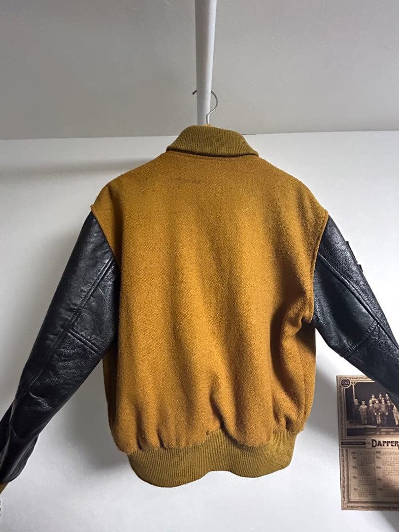 Stadium jacket leather vintage stadium jacket stadium jacket leather jacket View 4