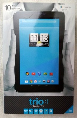 Trio Stealth G5 10.1 Tablet 16GB w/expansion slot NEW (Open Box because TESTED)