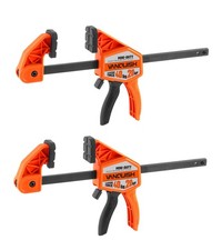 VANQUISH 4'' Mini Quick Release Bar Clamps for Woodworking-2 Pack, One-Handed...