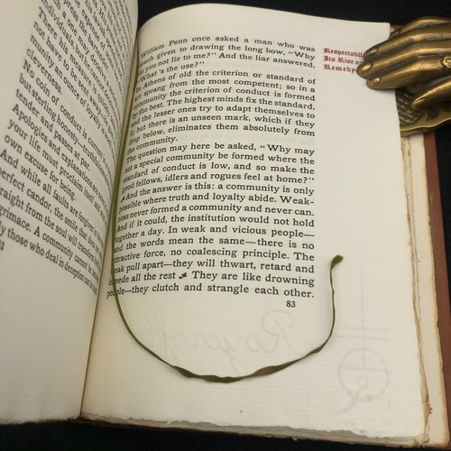 Respectability Its Rise and Remedy ~ Elbert Hubbard ~ 1905 1st Edition Roycroft - Picture 10 of 19