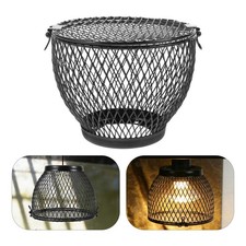 Reptile Heat Lamp Cage Lampshade Supply Anti Scald Mesh Cover Bulb Protector