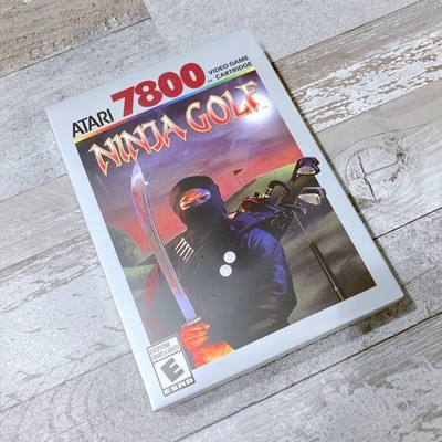 Atari 7800 Ninja Golf 2024 Reissue SEALED CIB Complete w/ Box Cart Manual 7800+