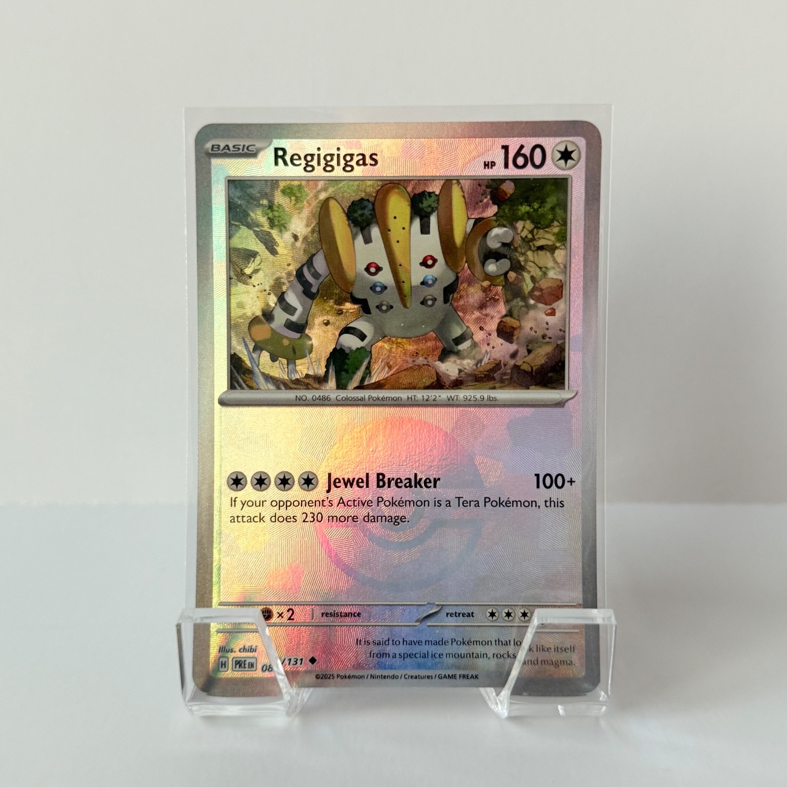 Regigigas (Poke Ball Pattern) 086/131 Sv: Prismatic Evolutions Holo NM