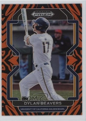 2022 Panini Prizm Draft Picks Tiger Stripes 76/99 Dylan Beavers #PDP33 0l7t